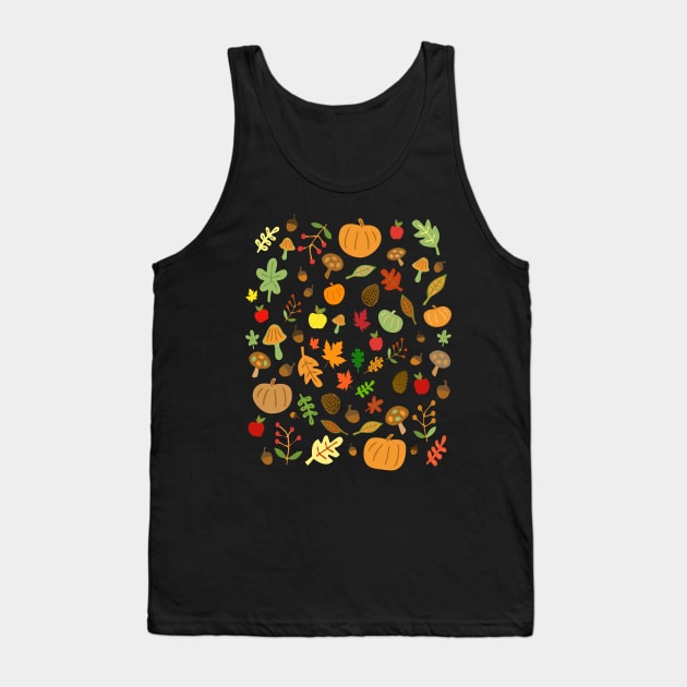 Autumn Design Tank Top by RockettGraph1cs